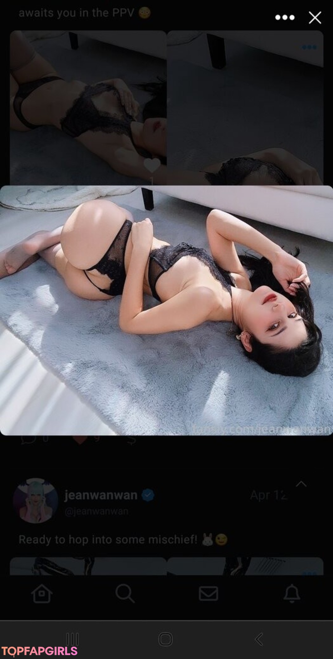 Nagie wyciekłe zdjęcie OnlyFans od Jeanwanwan #3084