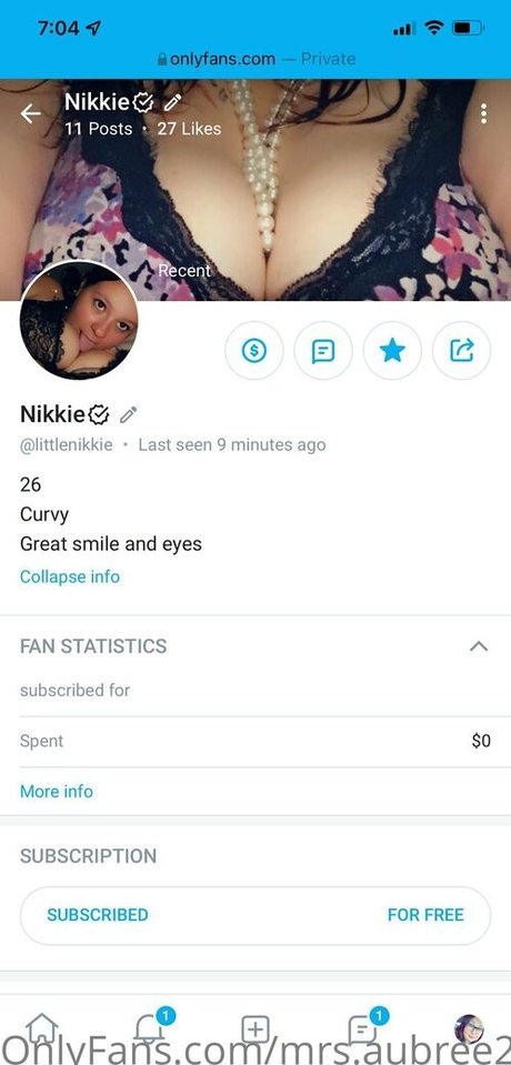 Nagie wyciekłe zdjęcie OnlyFans od Mrsaubree27